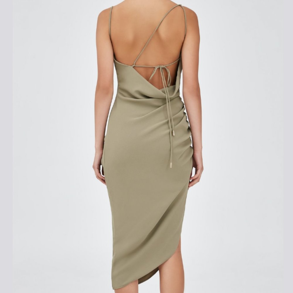 LAST 1! C/MEO Collective Asymmetrical Green Dress